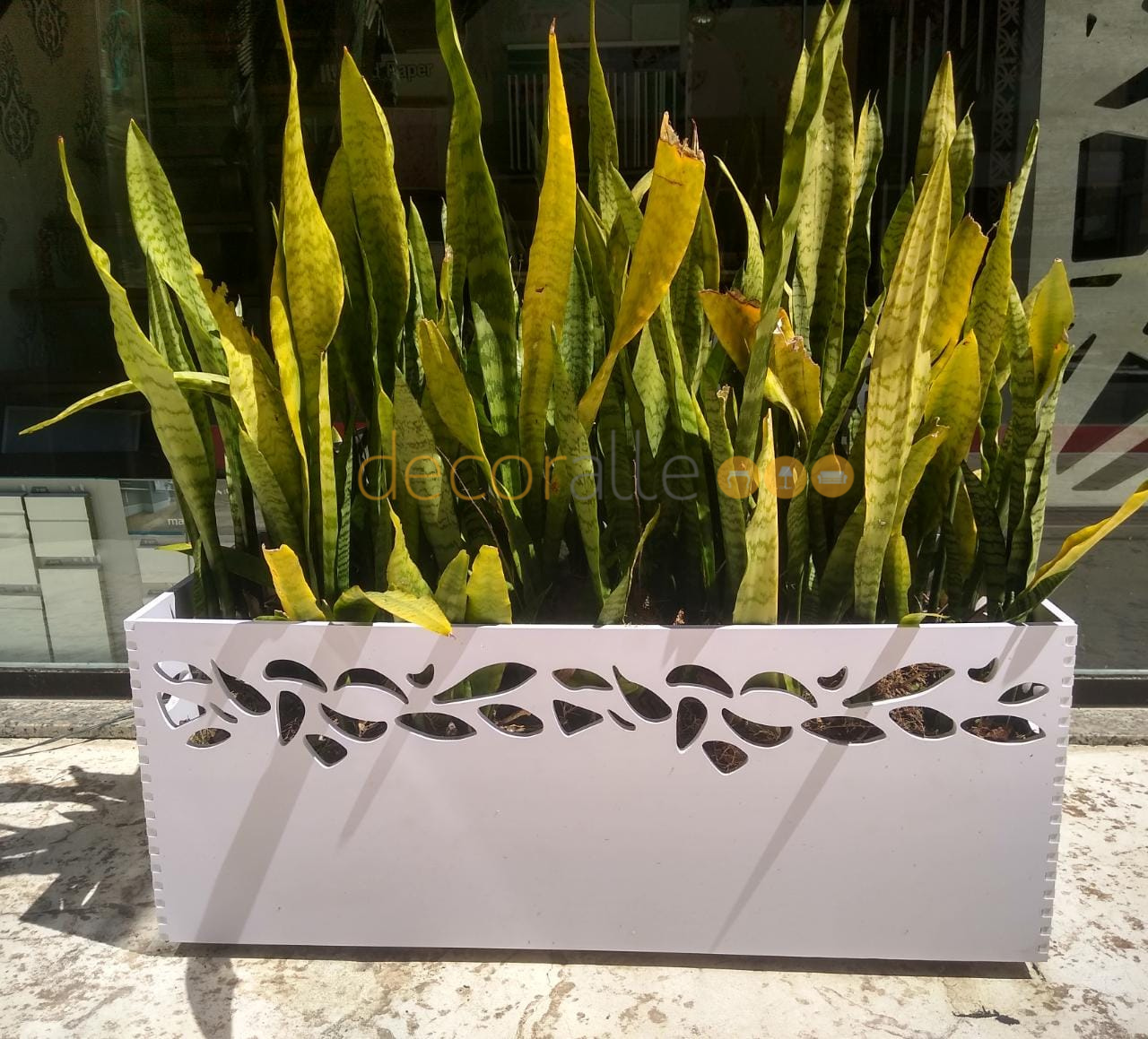 floreira de corte em cnc pvc expandido